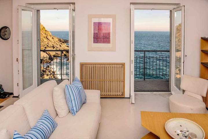 Appartamento per 5 persone, con balcone e panorama in Vernazza