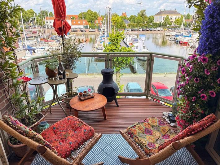 Vakantieappartement voor 4 personen, met Balkon en Uitzicht in Medemblik