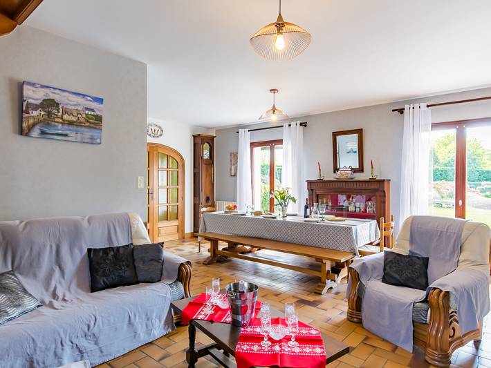 Location de vacances pour 8 personnes, avec jardin ainsi que terrasse et vue à Trégunc - 4