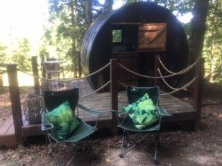 Cabane en bois pour 2 personnes avec terrasse in Domfront, Parc naturel régional Normandie-Maine