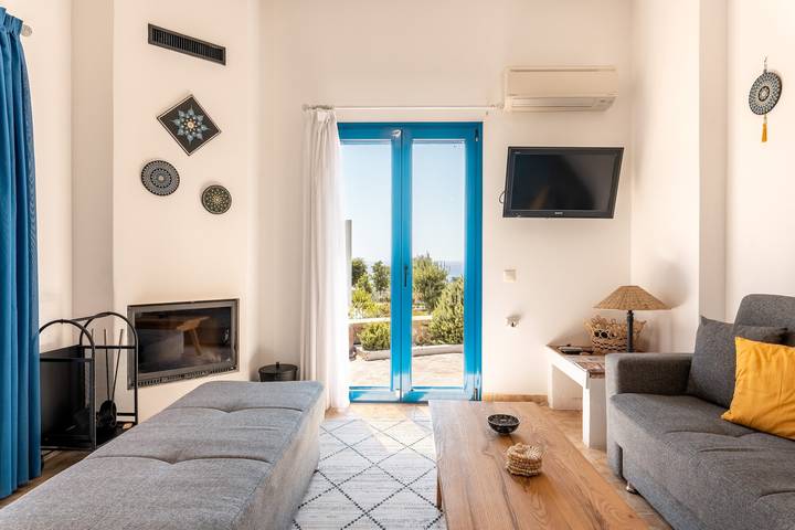 Holiday Home 'Kalliope' with Sea View, Wi-Fi and Air Conditioning in Gennadi, Rhodos