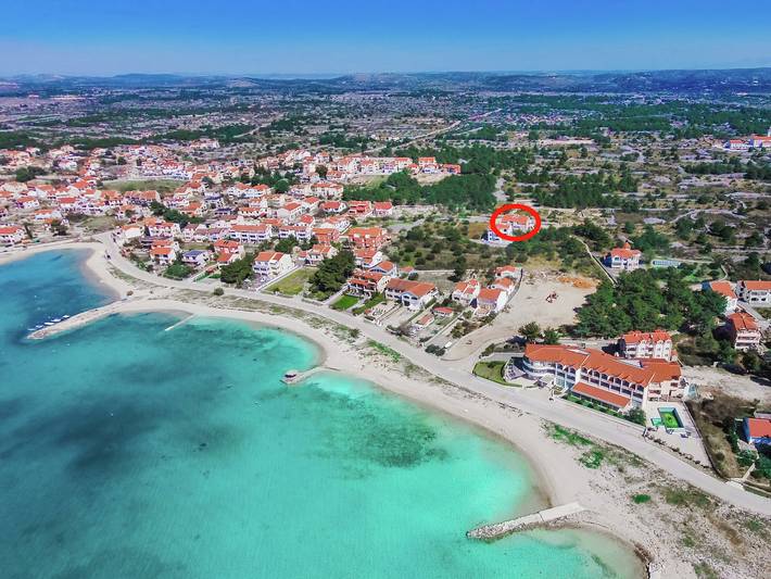Smještaj za odmor za 7 osoba, s Balkon/terasa i Balkon, kao i Terasa u Srima