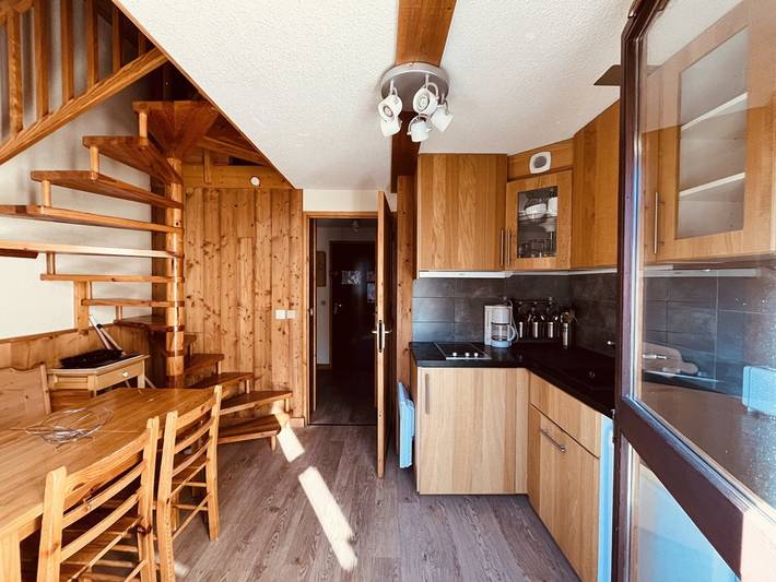 Gîte pour 6 personnes, avec balcon dans Station De Peisey Vallandry