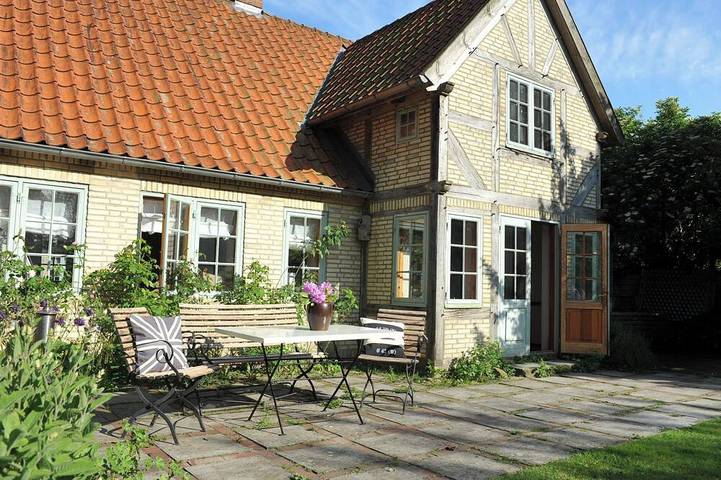 Ferienhaus für 4 Personen, mit Terrasse und Garten in Arnis