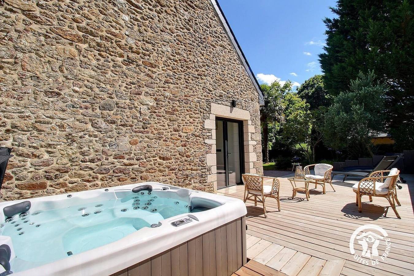 Le jardin de l'hôtellerie in Bourseul, Région de Dinan