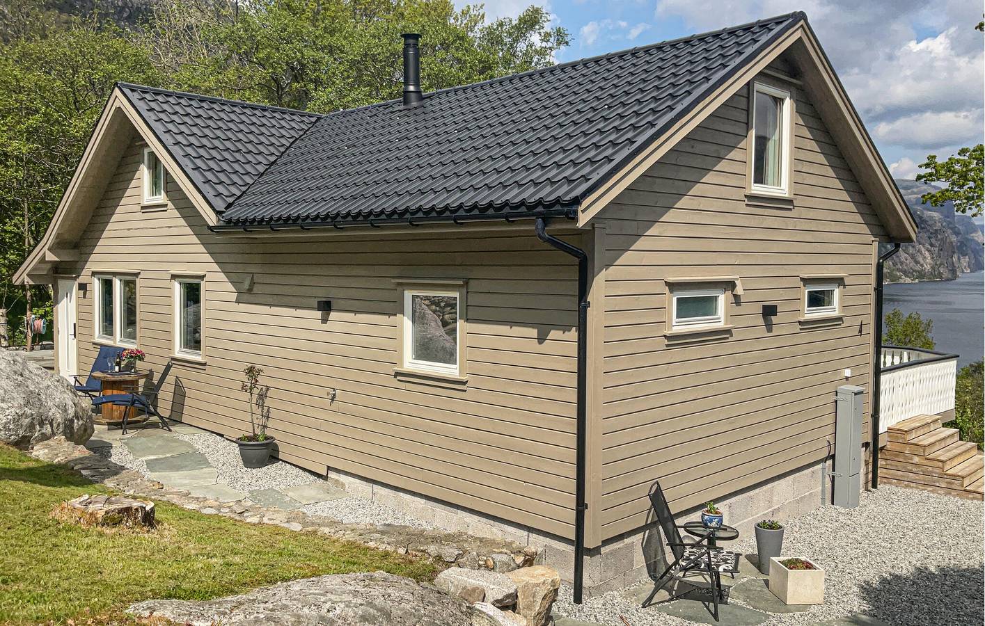Ferienhaus für 6 Personen mit Garten in Forsand