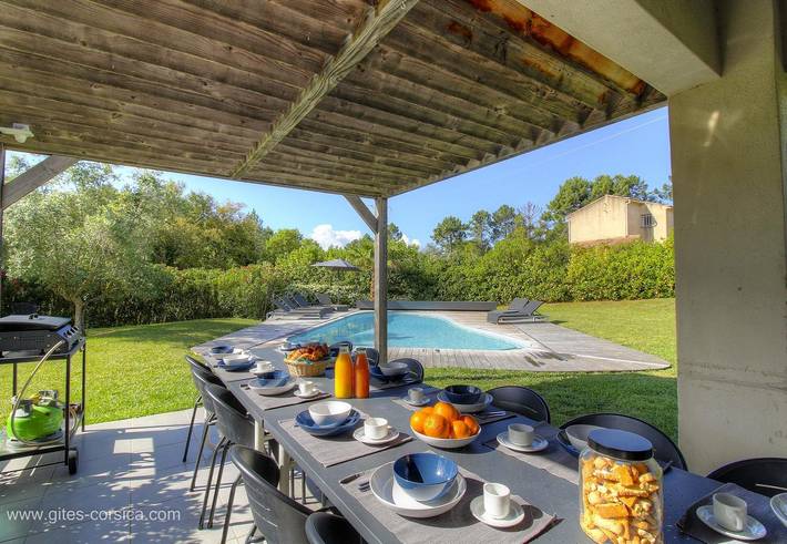 Gîte für 11 Personen, mit Terrasse und Garten sowie Pool in Porto-Vecchio - 4