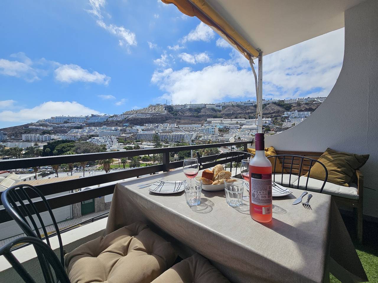 Ganze Wohnung, Apartment mit Meerblick in Strandnähe in Puerto Rico (Gran Canaria), Mogán