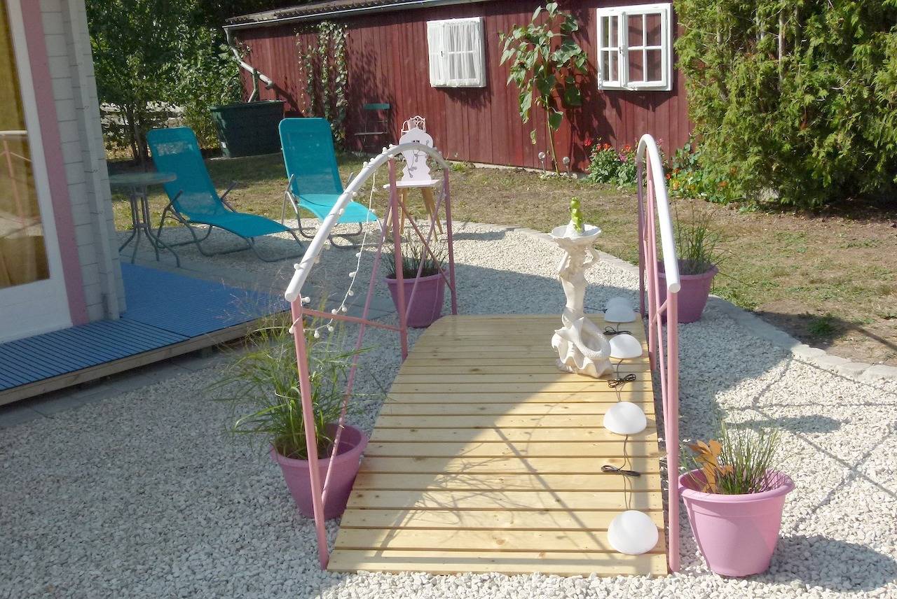 Ganze Wohnung, Ferienwohnung Elfenbrücke - Ferienwohnung (80 m²) mit Whirlpool und Sauna für Ihre Auszeit zu Zweit in Lehrberg, Romantische Straße