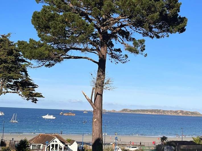 Appartement de vacances pour 6 personnes, avec bassin pour enfant et vue ainsi que jardin et piscine