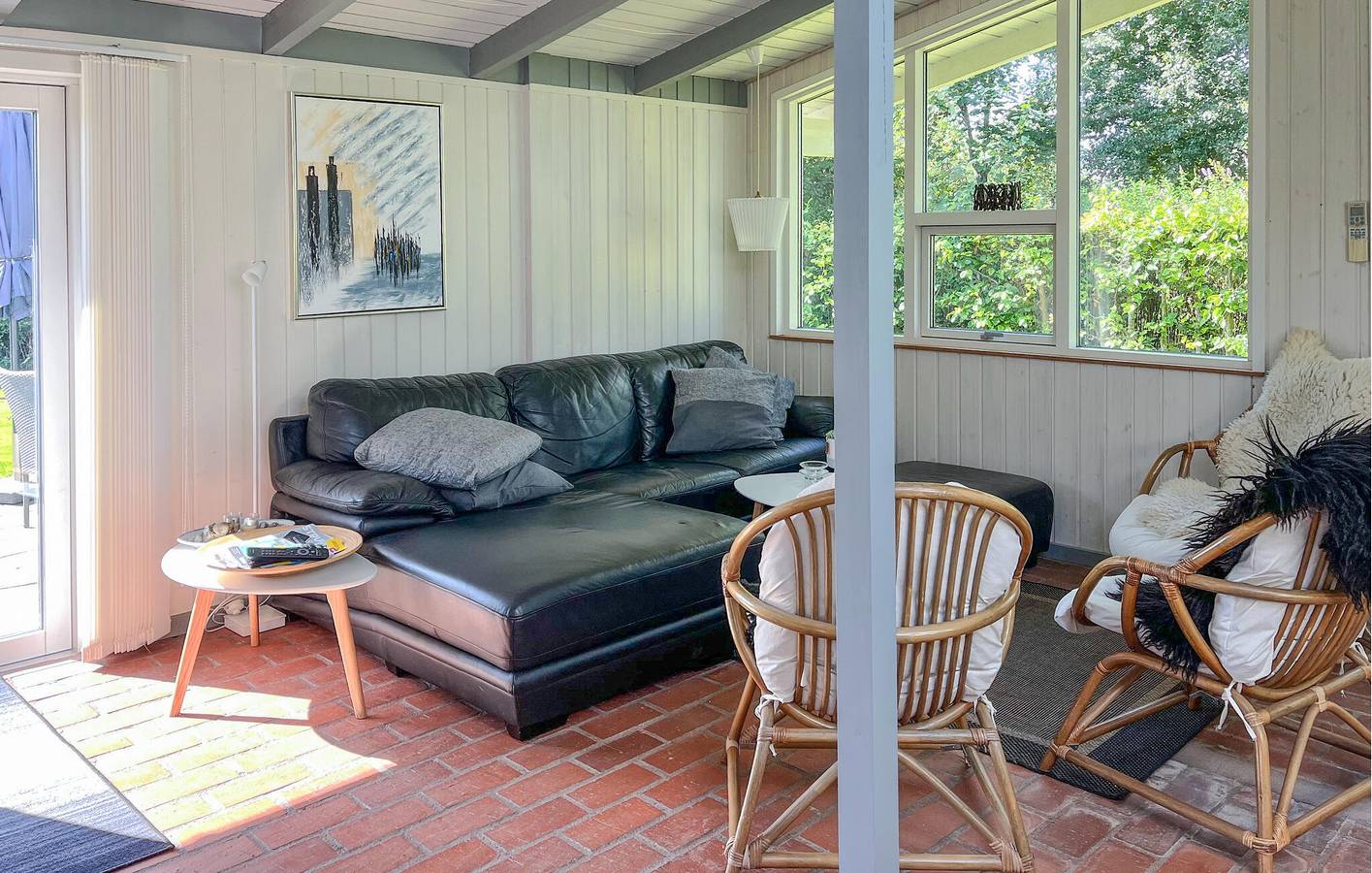 Feriehus for 6 personer med terrasse in Ejsingholm, Limfjord i Vestjylland