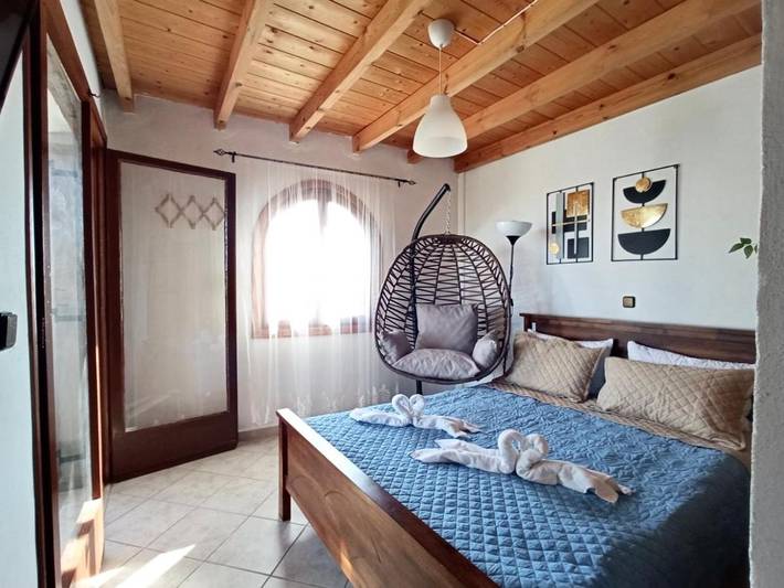 Maison de vacances pour 6 personnes, avec vue et vue sur le lac ainsi que terrasse et jardin