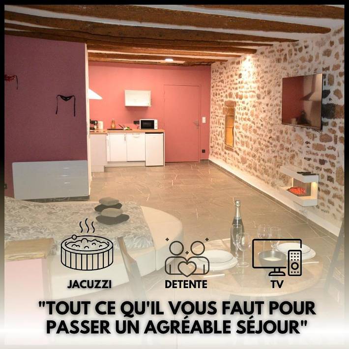 Appartement de vacances pour 2 personnes, avec Jacuzzi