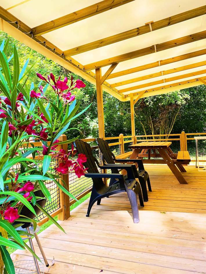 Mobil home pour 2 personnes, avec terrasse, animaux acceptés dans Oise - 4