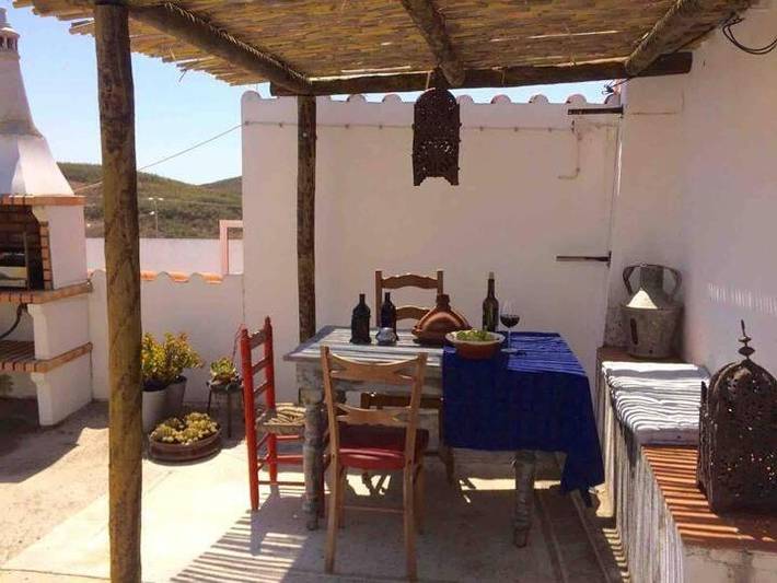 Ferienhaus mit Meerblick für 4 Personen, mit Ausblick und Garten an der Algarve