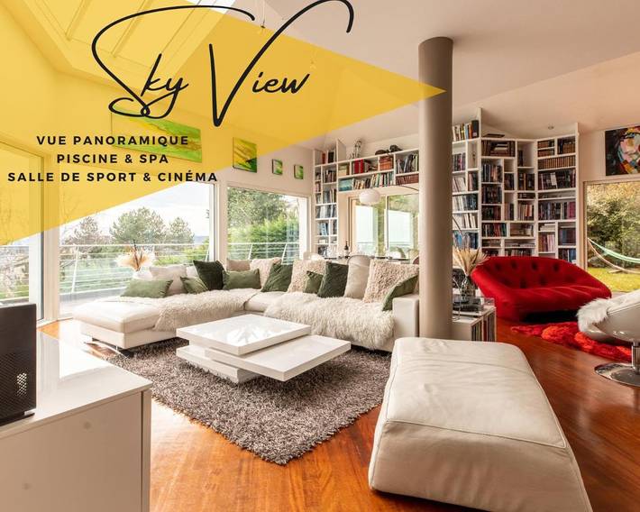 Location de vacances pour 8 personnes, avec piscine ainsi que terrasse et vue à Ceyrat - 3