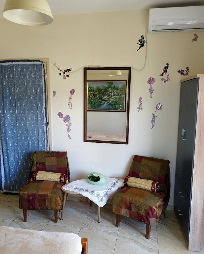 Maison d’hôte pour 2 personnes, avec jardin ainsi que vue et balcon, adapté aux familles à Héraklion - 4