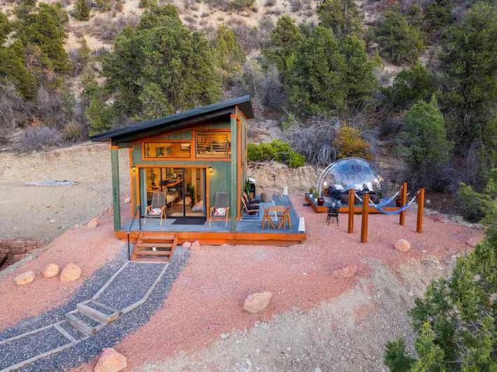 Maison de vacances pour 4 personnes, avec balcon et vue - 1
