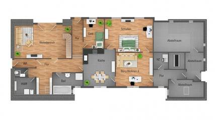 Ferienhaus für 6 Personen, mit Garten und Terrasse sowie Ausblick, mit Haustier in Osteel