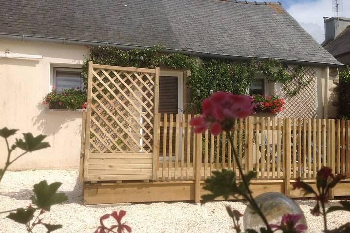 Maison de vacances pour 3 personnes, avec terrasse à Plouguerneau