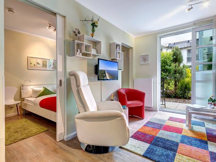 Ferienwohnung für 2 Personen, mit Terrasse und Sauna