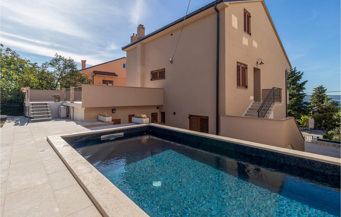 Cały apartament wypoczynkowy, Apartament wakacyjny dla 4 osób z taras in Dramalj, Żupania primorsko-gorska