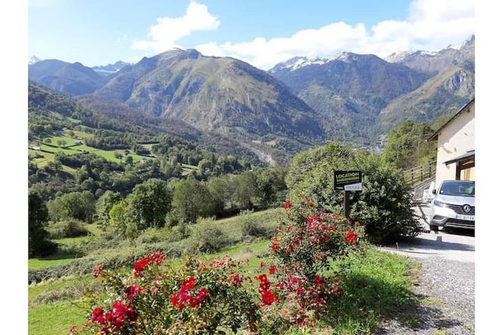 Maison de vacances pour 6 personnes, avec balcon ainsi que jardin et jacuzzi