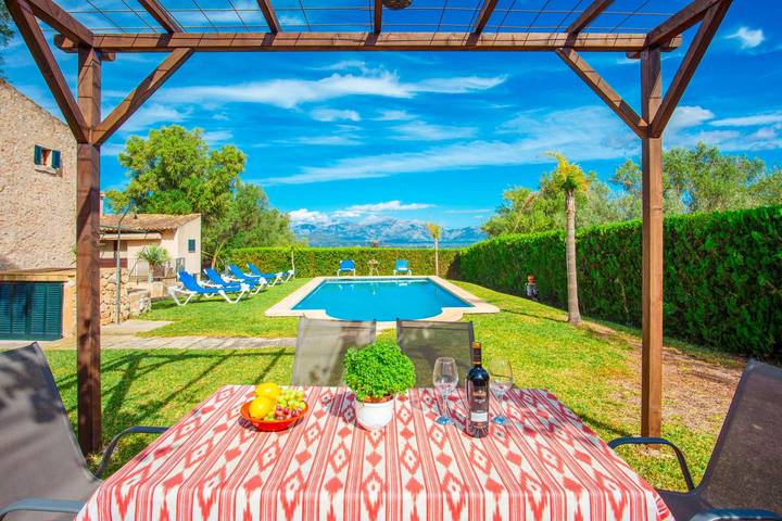 Son Burguet - Schöne Finca mit privatem Pool und kostenloses Wlan in Llubí in Llubí, Mallorca Inselmitte