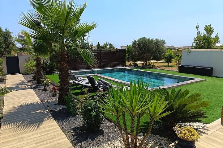 Villa pour 7 personnes, avec balcon et jardin à Frontignan