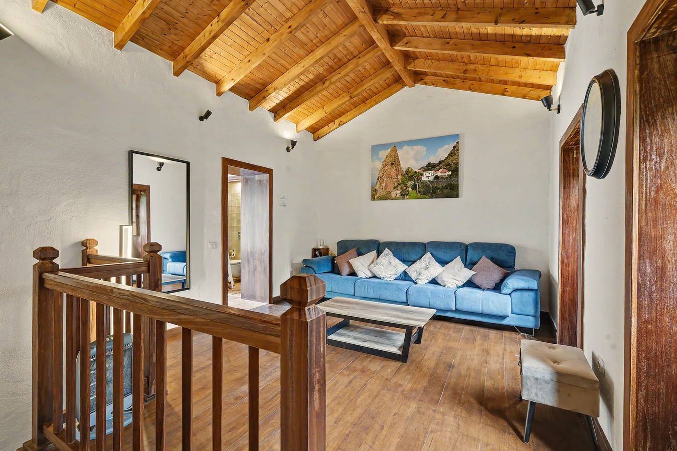 Casa El Mantillo: Valley Views, Peace, and Private Terrace in Hermigua in El Estanquillo, Hermigua