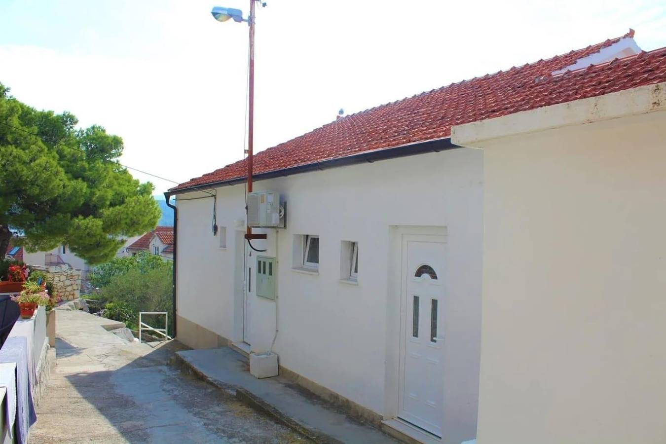 Ganze Wohnung, 1-Zimmer-Ferienwohnung mit Terrasse und Meerblick Primosten A-25265-b in Primošten, Šibenik-Knin