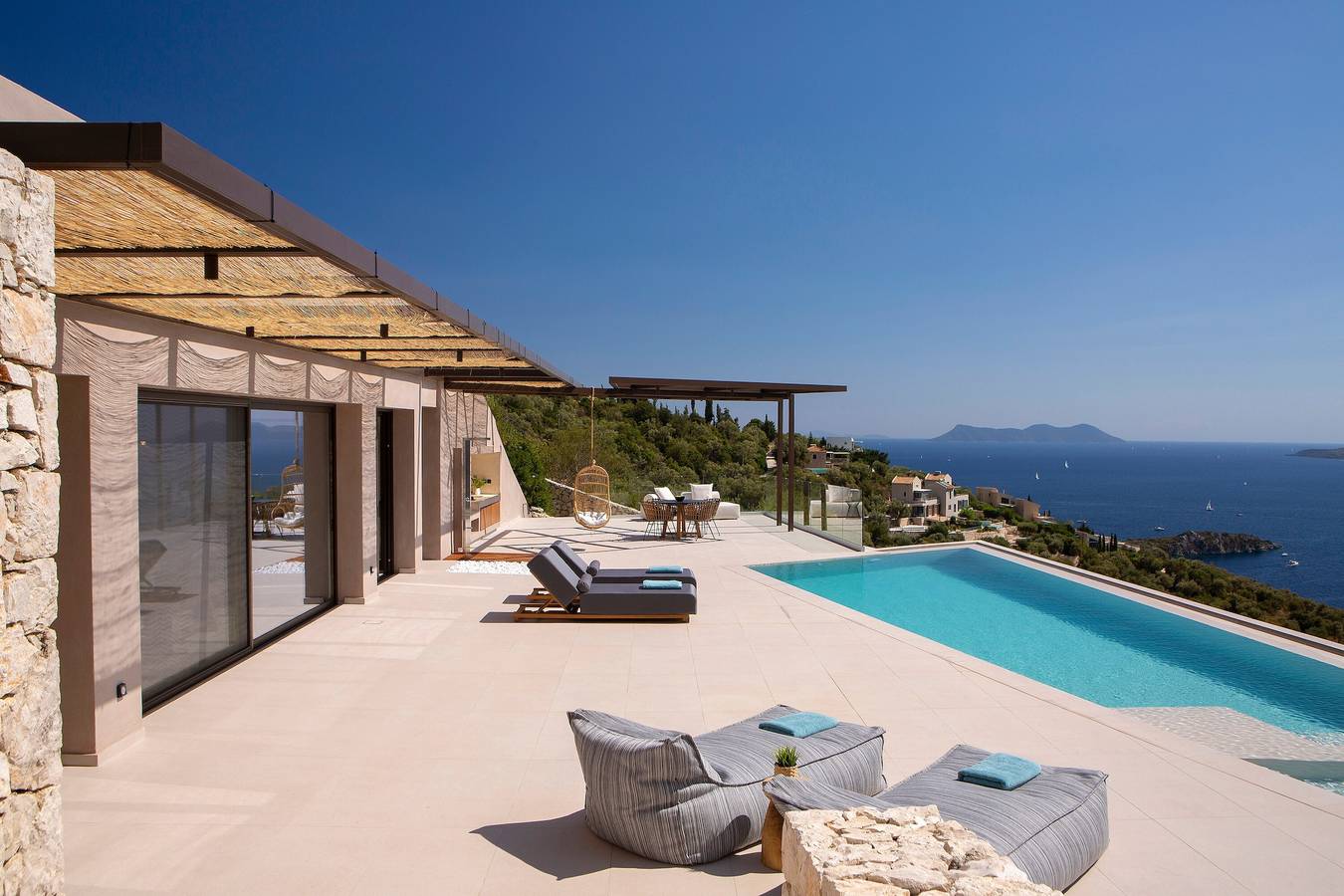 Anasa Villa Alexandra with Sea View, Wi-Fi and Air Conditioning in Syvota (Lefkas), Grækenland