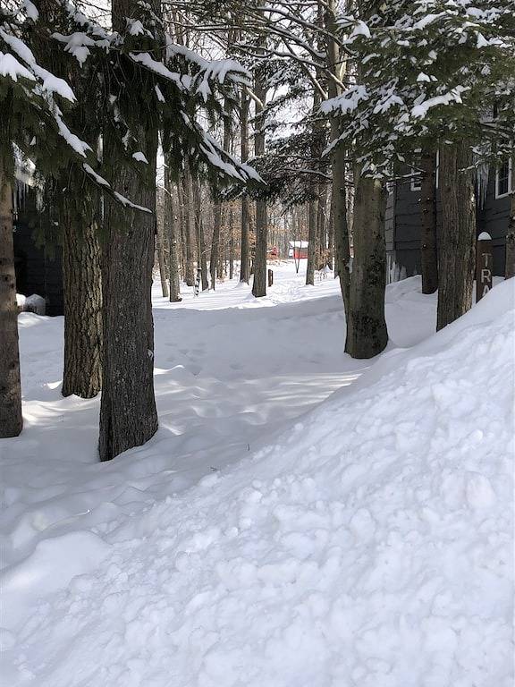 Jack Frost Mountain / Schneekammdorf. Ski raus / rein zu Jack Frost Skipisten in Blakeslee, Carbon County (PA)