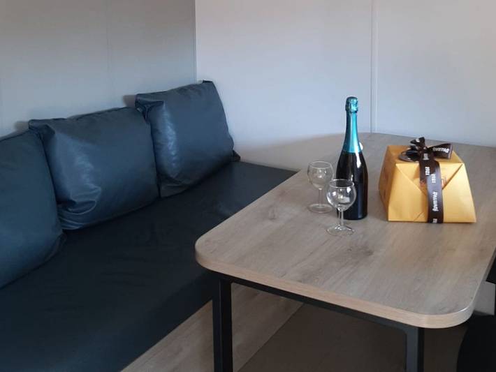 Wohnwagen für 3 Personen, mit Pool und Terrasse, mit Haustier - 1