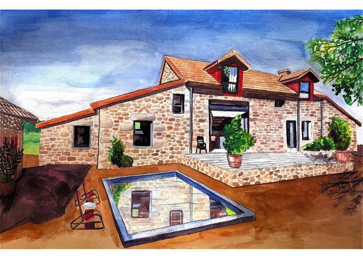 La Popinette Chambre d'hôte in Saint-Bonnet-de-Joux, Région de Charolles