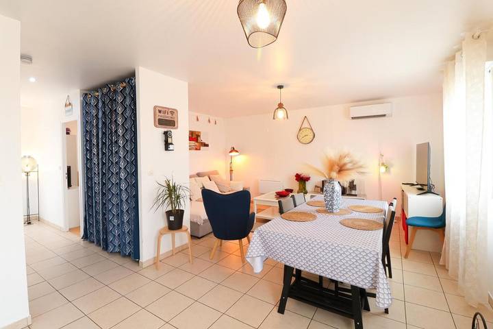 Appartement de vacances pour 6 personnes, avec Balcon et Vue