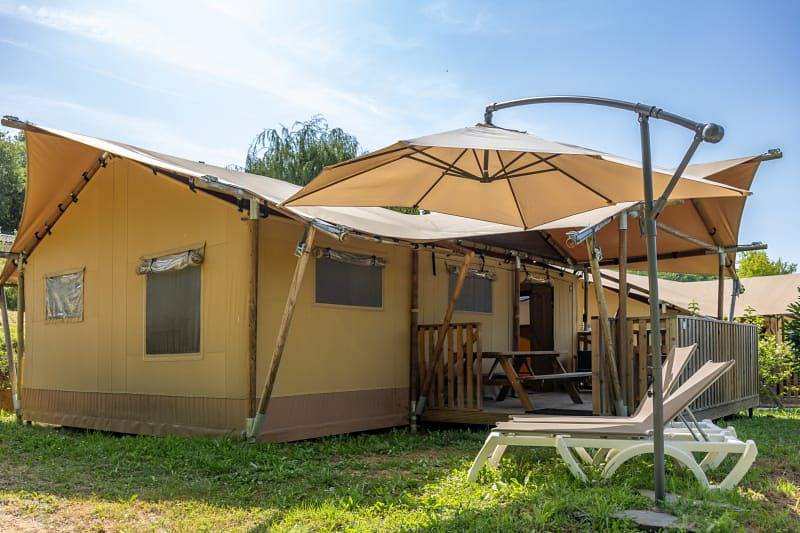 Rcn le Moulin de la Pique — Safari tent Grives in Belvès, Périgord Noir