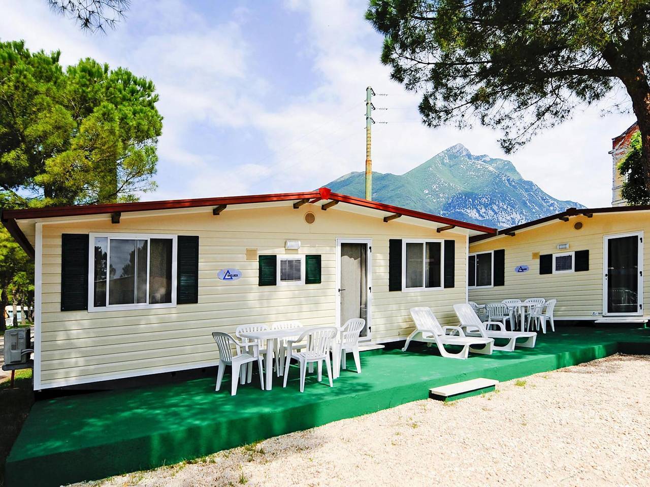 Stacaravan op camping Toscolano in Toscolano Maderno in Maderno, Toscolano-Maderno