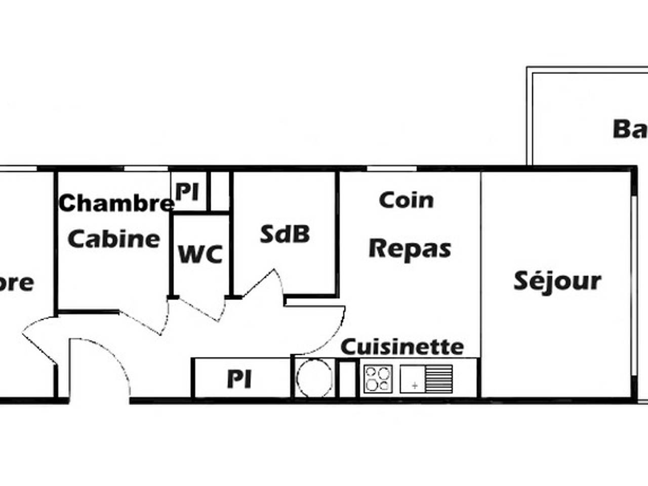 Apartamento entero, Bello apto 3P para 6 pers con wifi y balcón - Les Saisies in Hauteluce, Albertville region