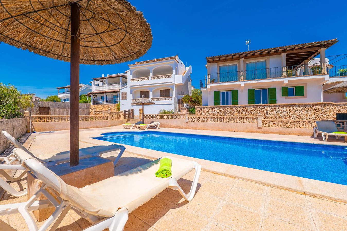 S'Algueret - Gemütliches Haus mit Gemeinschaftspool und Meerblick in Portopetro - Kostenloses Wlan in Portopetro, Santanyí