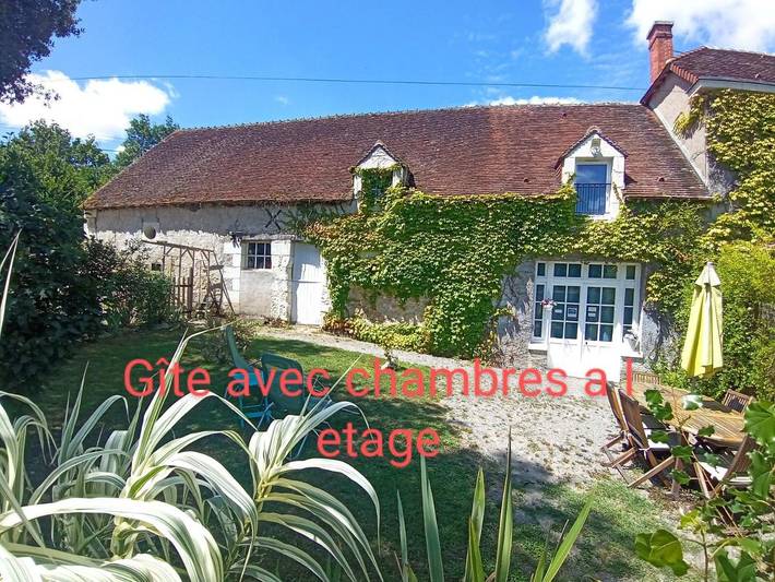 Location de vacances pour 6 personnes, avec jardin, adapté aux familles à Meusnes
