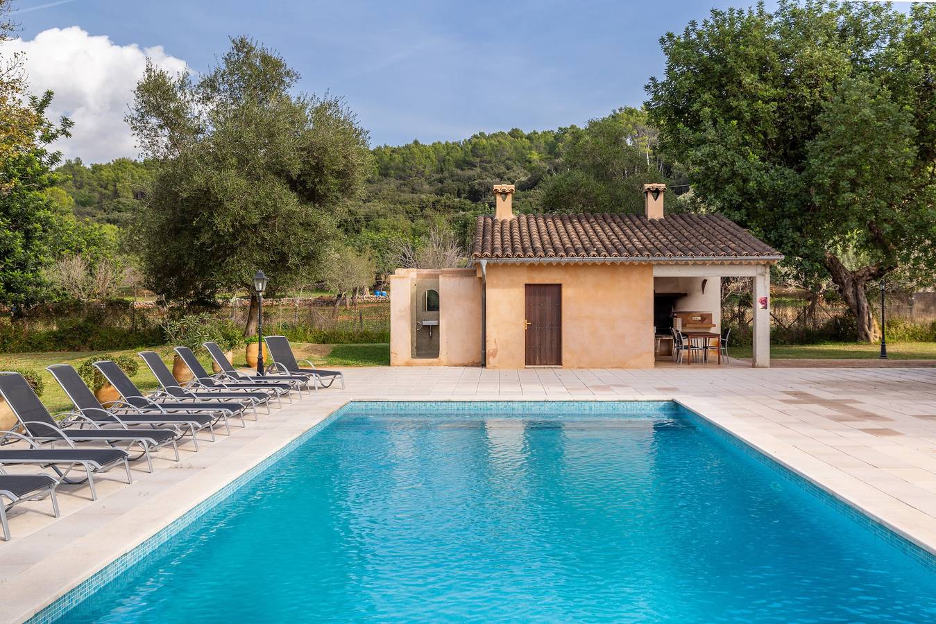 Ferienhaus "Sa Mina" mit Garten, Pool, Terrassen, Klimaanlage & Wifi in Selva, Mallorca Inselmitte