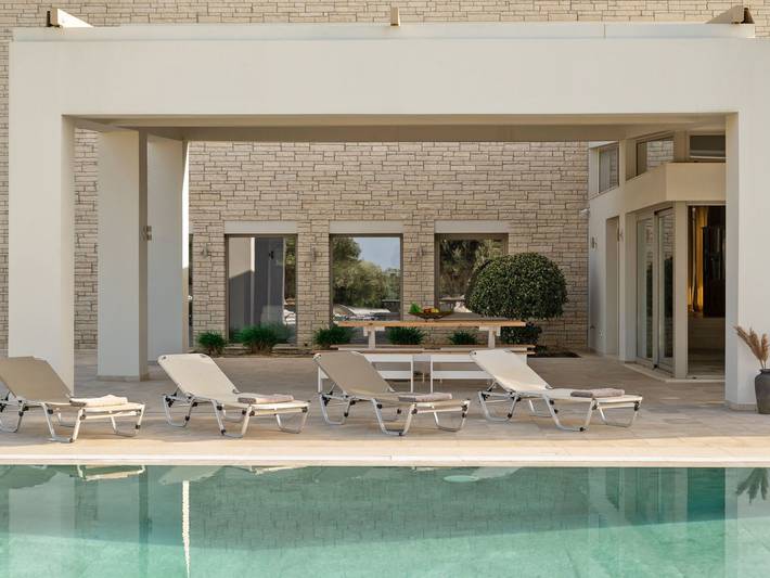 Ferienhaus für 8 Personen, mit Ausblick und Pool sowie Garten in Heraklion - 2