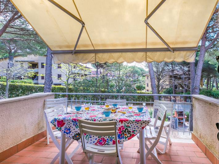 Ferienwohnung für 6 Personen, mit Balkon und Garten in Italienische Riviera - 2