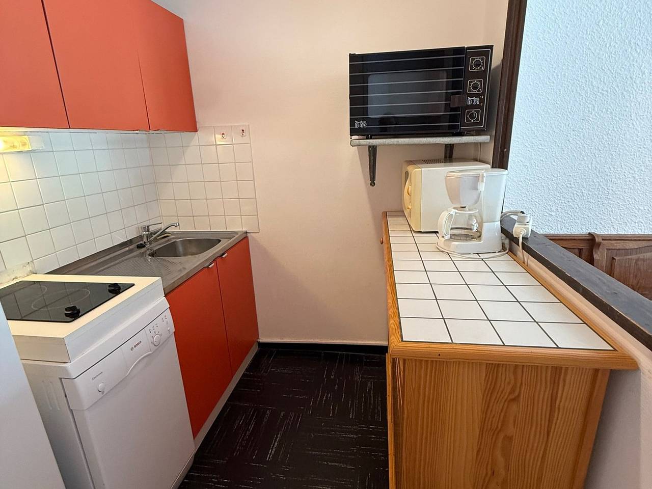 Appartement entier, 2 pièces cabine au pied des pistes - Vue sur pistes in Prapoutel, Les Adrets