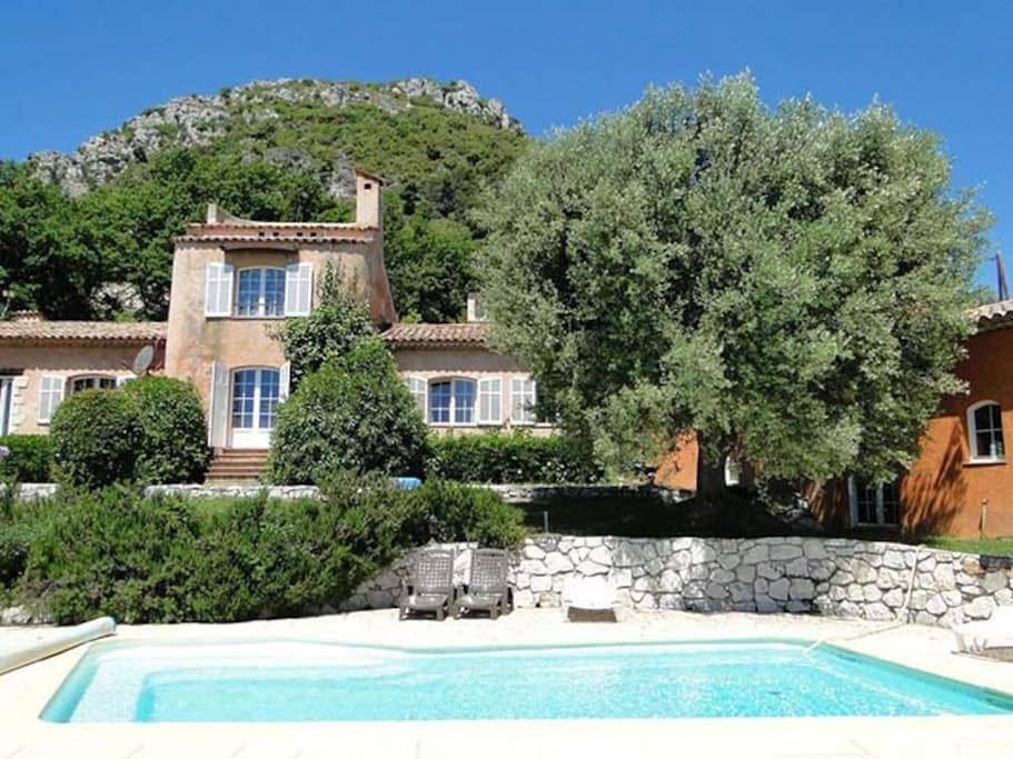 Villa Aurabelle für Familien und Genießer der Côte d'Azur in Vence, Mittelmeerküste (Frankreich)