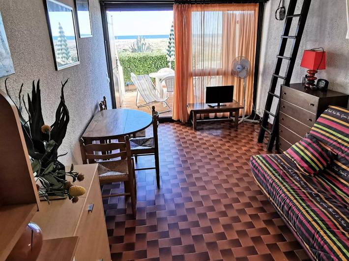 Gîte pour 3 personnes, avec terrasse et vue dans Plage Le Grau De Leucate - 2
