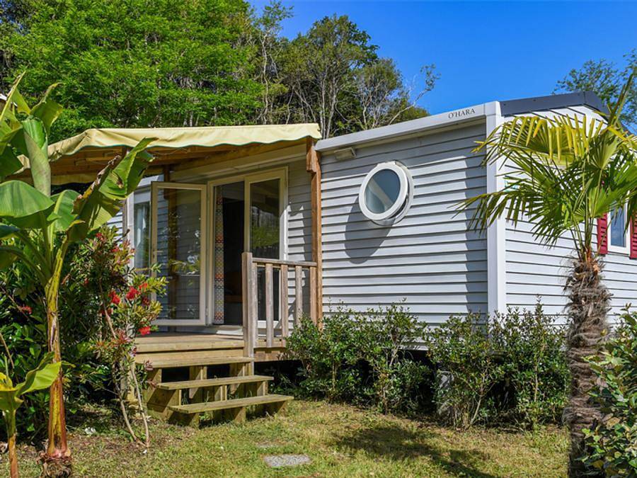 Camping Sea Green Erreka - Mobilheim 4 personen - Cottage Confort 2 Zimmer 4/6 Pers. in Bidart, Bayonne und Umgebung