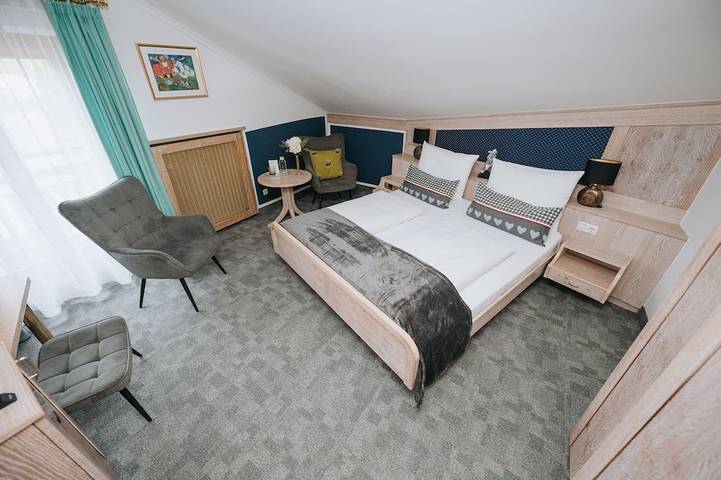Ferienhaus für 3 Personen, mit Balkon und Sauna sowie Garten am Tegernsee