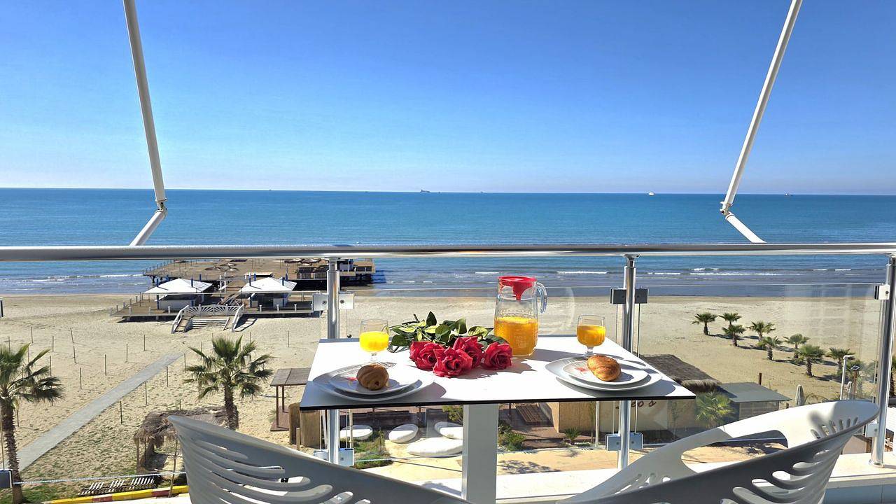 Apartamento vacacional entero, Ferienwohnung für 5 Personen (95 m²) in Rrethi i Durrësit in Rashbull, Albania